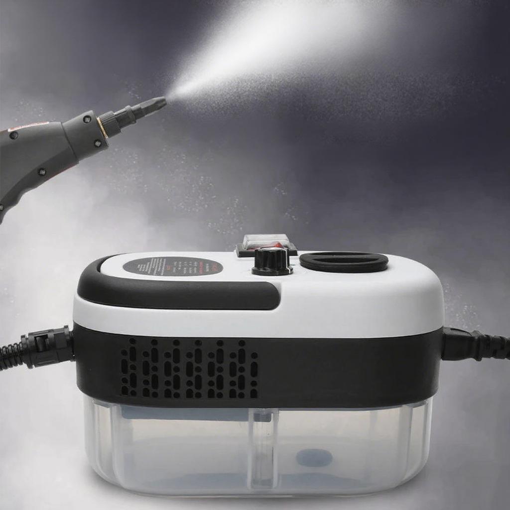 2500W 220V Handheld Steam Cleaner with Brush Heads Pressurized Steam Cleaning Machine Interior Steam Cleaner for Bathroom Window