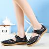 Sandals Summer Breathable Leather Slippers Women Fashion Non-Slip Casual Roman Shoes Ladies Sandals On Sale Off White Shose