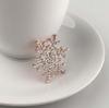 Brooch Pin Snowflake Design Brooch Pin Jewelry Gift for Girl Women