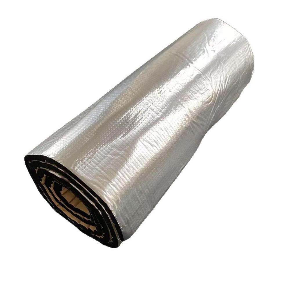 200cm x 50cm Aluminum Foil Car Audio Soundproof Insulation Pad - Self-Adhesive Heat Insulation Blanket