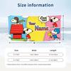 Custom Text Beach Towel, Soft Absorbent Swimming Multi-use TowelSnoopy Peanuts