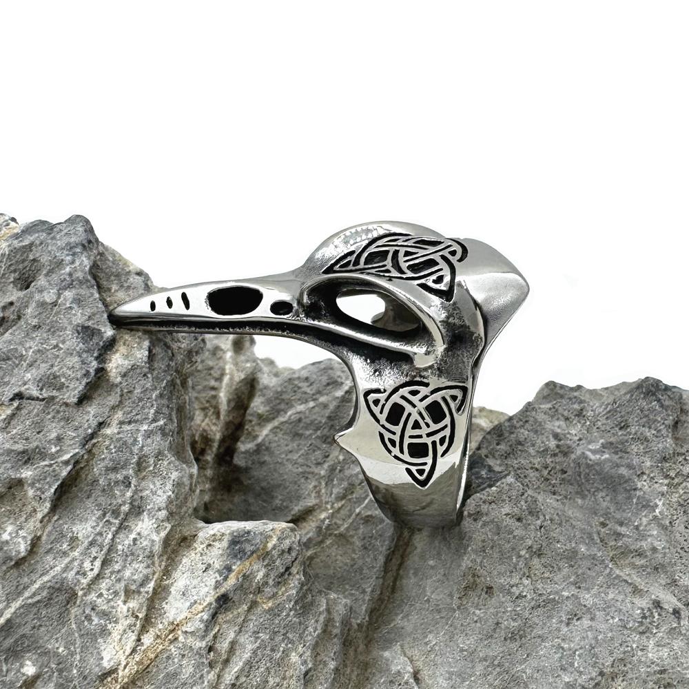 

Compass Anchor Man Ring 316L Stainless Steel No Price No Pay Skull Ring size 7-15 7 серебряный