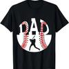 Papa Baseball Dad T-Shirt