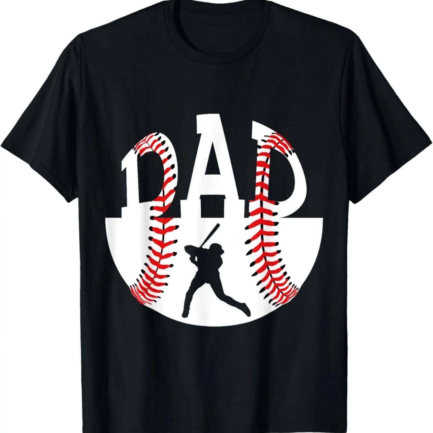 

Papa Baseball Dad T-Shirt S чёрный
