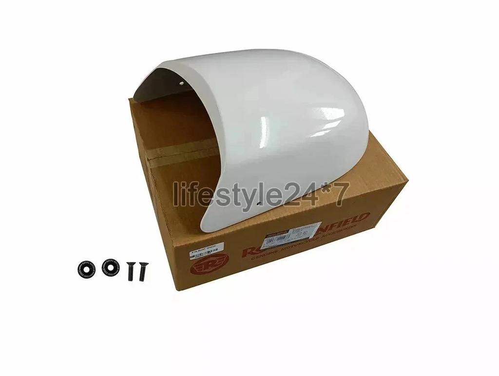 Genuine Fits Royal Enfield GT Continental 650 cc Touring Dual Seat Cowl White