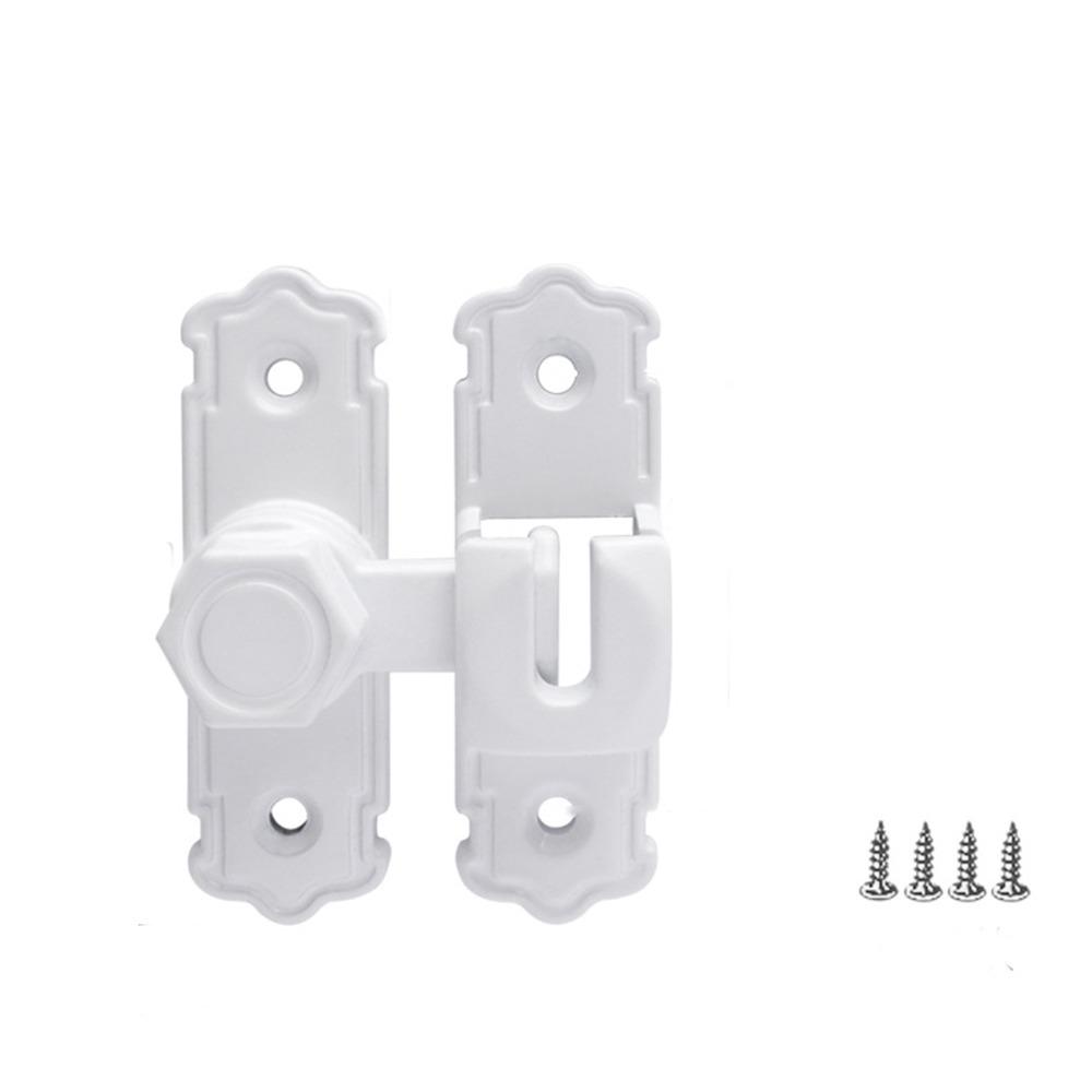 Anti-theft Door Hasp 90 180 Degree Door Bolts Sturdy Door Buckle  Kitchen Bedroom Bathroom