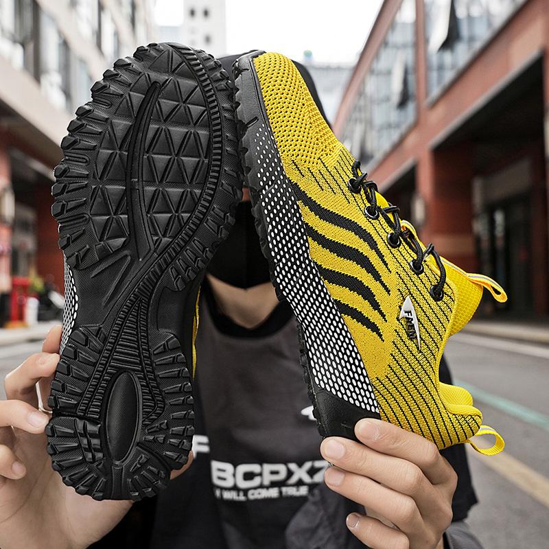 Men'S Casual Sports Shoes Fashionable Low Cut Mesh Anti Slip Walking Sports Shoes Tennis Shoes Suitable For Outdoor Travel
