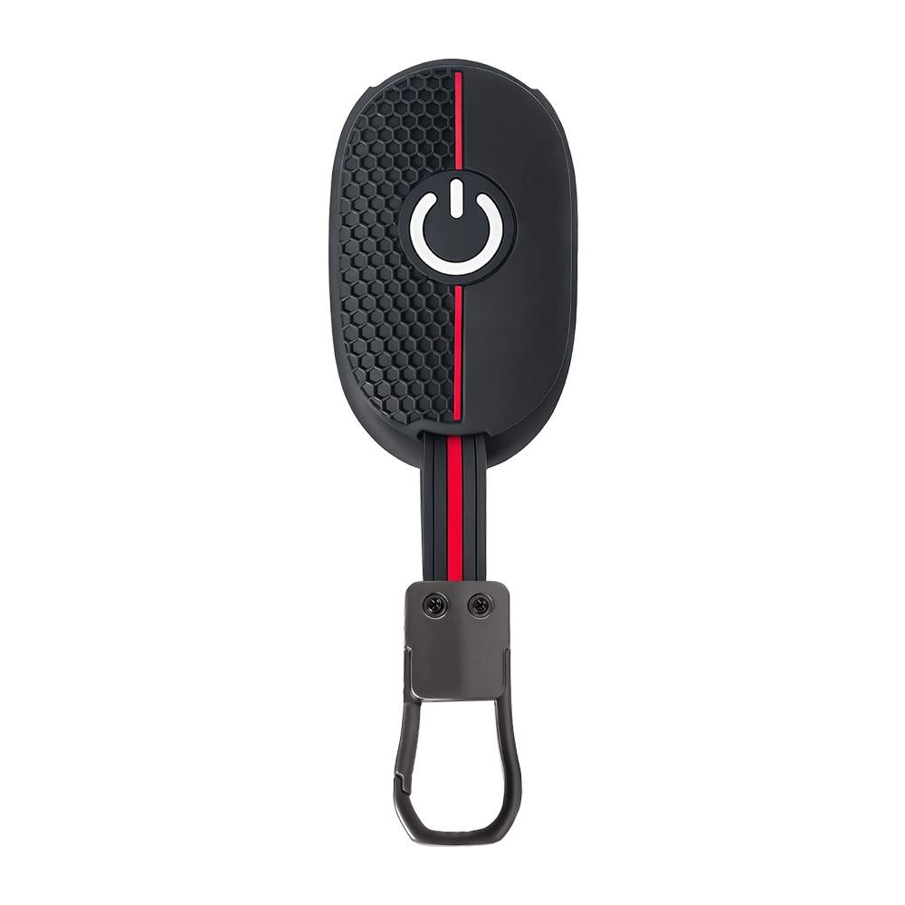 Silicone Remote Car Key Case Holder Key Cover Shell For Fiat 500 EV 500e 2026 New Energy Vehicles Auto Accessories Protection