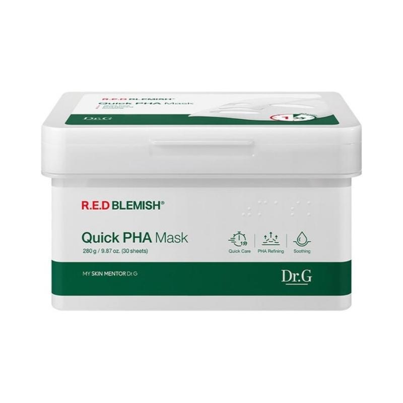 

[Dr.G] Red Blemish Quick PHA Mask 30ct x 2EA 280g / 9.9 oz