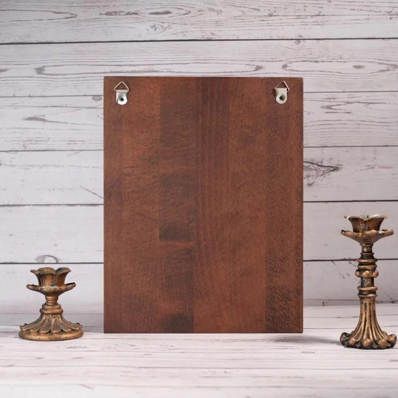 Sacred Heart of Jesus Catholic Jesus Statue, Religious Wooden Plaque, Wall Hanging, Church Room, Home Decoration, Christmas