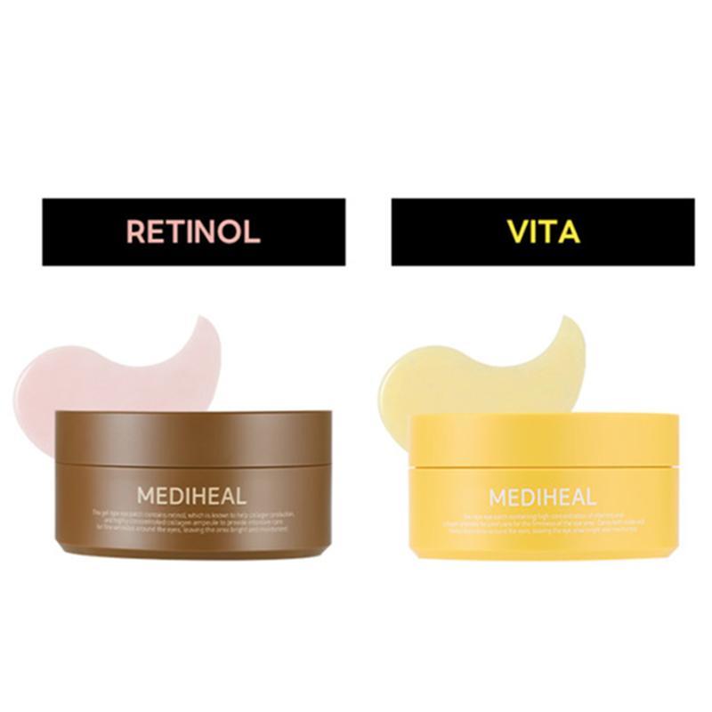 MEDIHEAL Retinol / Vita Collagen Eye Ampoule Patch 60sheets (103g)/ Anti-Aging, Moisturizing, Korean Cosmetics, Kbeauty