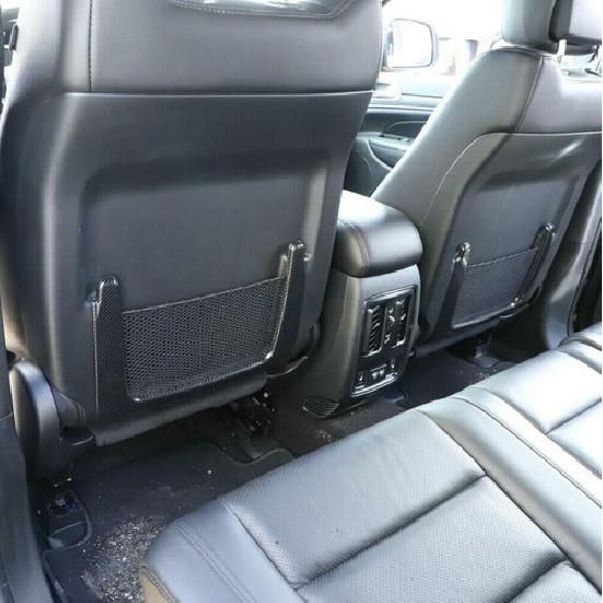 For 2011- Jeep Grand Cherokee Carbon Fiber ABS Seat Back Storage Frame Trim