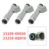 3 st Bränsleinsprutare För Toyota Citroen Peugeot 1.0 23209-09030 23250-0Q010