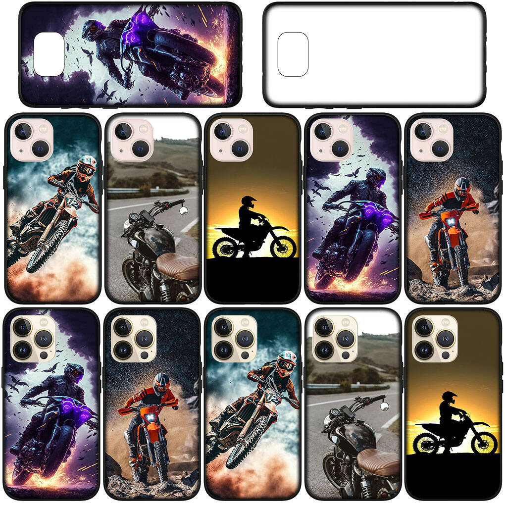 For Samsung Galaxy S25 S24 S23 S22 Ultra FE Plus A37 A57 A56 A55 A06 A16 A15 A36 A26 A35 A05 A25 A54 A34 Phone Case Motorcycle Mobile Moto Cross Cover