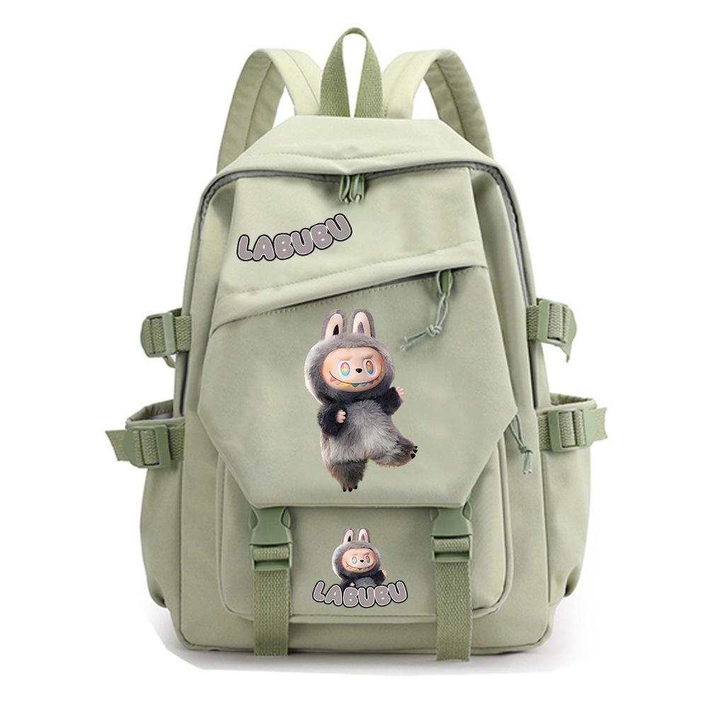 College Style Fashion Backpack Cute Cartoon Print Primary and Secondary School Students Large Capacity Schoolbag