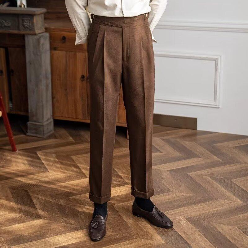 Premium Drop Pants Nine-point Pants Men's Straight Loose Casual Men's Pants Are Hot-selling