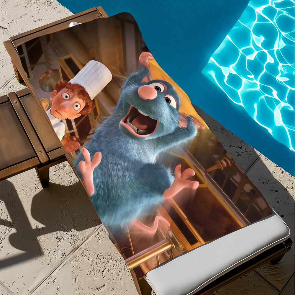 Towel Film Beach Bath Quick-Drying Lightweight Portable Sauna Camping Swim R-RatatouilleS-ES Pool Travel