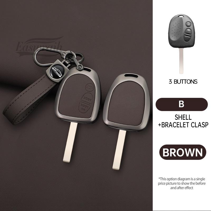 Car Zinc Alloy Leather Key Cases Holder Cover Chain For Holden Vs Vt Vx Vy Vz Wh Wk Commodore Chevrolet Uncut Blade Accessories