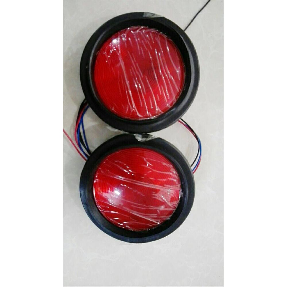 

2 шт. 4 Круглый Светодиодный Катафот Задний Фонарь Предупреждающий Задний Стоп-сигнал 12В Красный