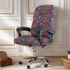 Elastischer bedruckter Milchseiden-Bürostuhlbezug kratzfest für Katzen Computer-Drehstuhlbezug