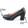 6cm Small Size 32-43 Shallow Formal Dress Shoes Women Pumps 2025 Black Med Block Heels Shoes Platform for Office Court Work Mom