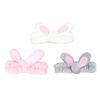 Soft Bunny Ear Makeup Headbands Stretchable Cute Spa Headbands for Makeup Bath Face Wash 3 Pieces Set