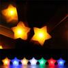 Pack of 6 Glowing Bracelets Fun Light Up Wristbands Bright LED Glowing Bracelets with Star for Kids and Adults Party Fun