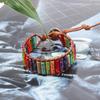 Seven-Color Imperial Stone Chakra Bracelet: Handmade, European & American Style