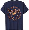 Good Vibes Only Novelty Tshirt Yoga Meditation Gift T-Shirt Cotton Mens Clothing Tops Vintage Clothes Graphic T Shirts Harajuku