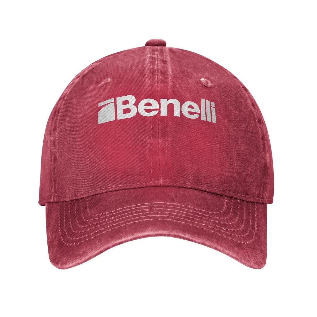 Benellis Motor Baseball Caps Fashion Distressed Denim Racing Headwear for Men Women Outdoor Activities Gift Caps Hat