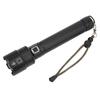 Portable LED Flashlight USB Rechargeable Zoom Flashlight with 3 Modes Emergency Torch