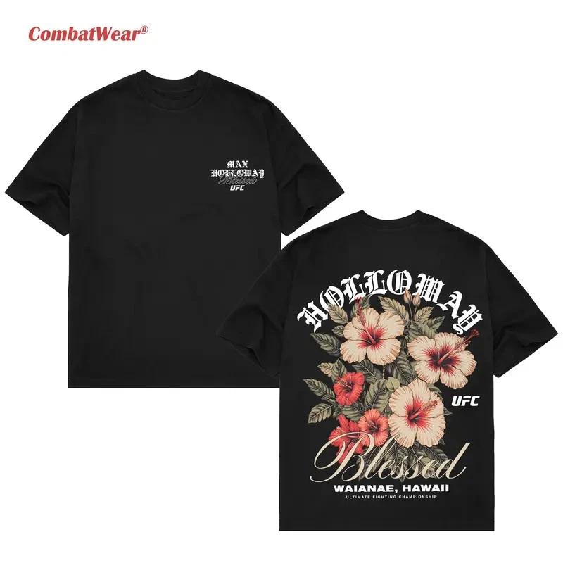 COMBATWEAR Vintage Boxing/MMA Fighter Graphic Tee Retro Streetwear Classic Tee XXXL