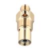 For Overpressure Protection Brass Check Valve Compressor Check Valve Brass Material Compact Size Gold Color High Pressure