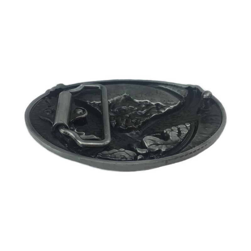 Men's Punk Cowboy Western-Style Belt Buckle – Mountain Eagle Design