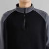 Playboy Men's Half-Zip Color-Block Stand-Collar Sweatshirt