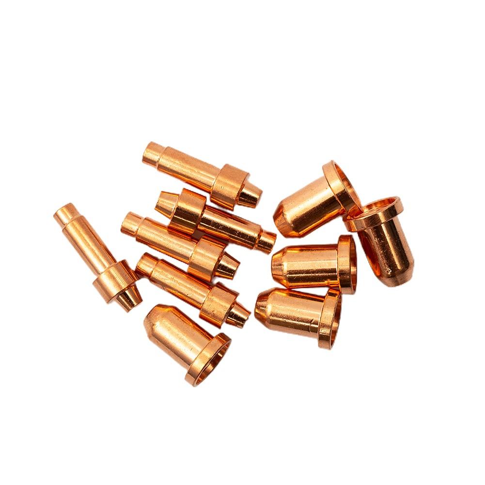 10pcs 770795 770791 Plasma Torch Tips Electrode Fit For Hobart AirForce 12ci