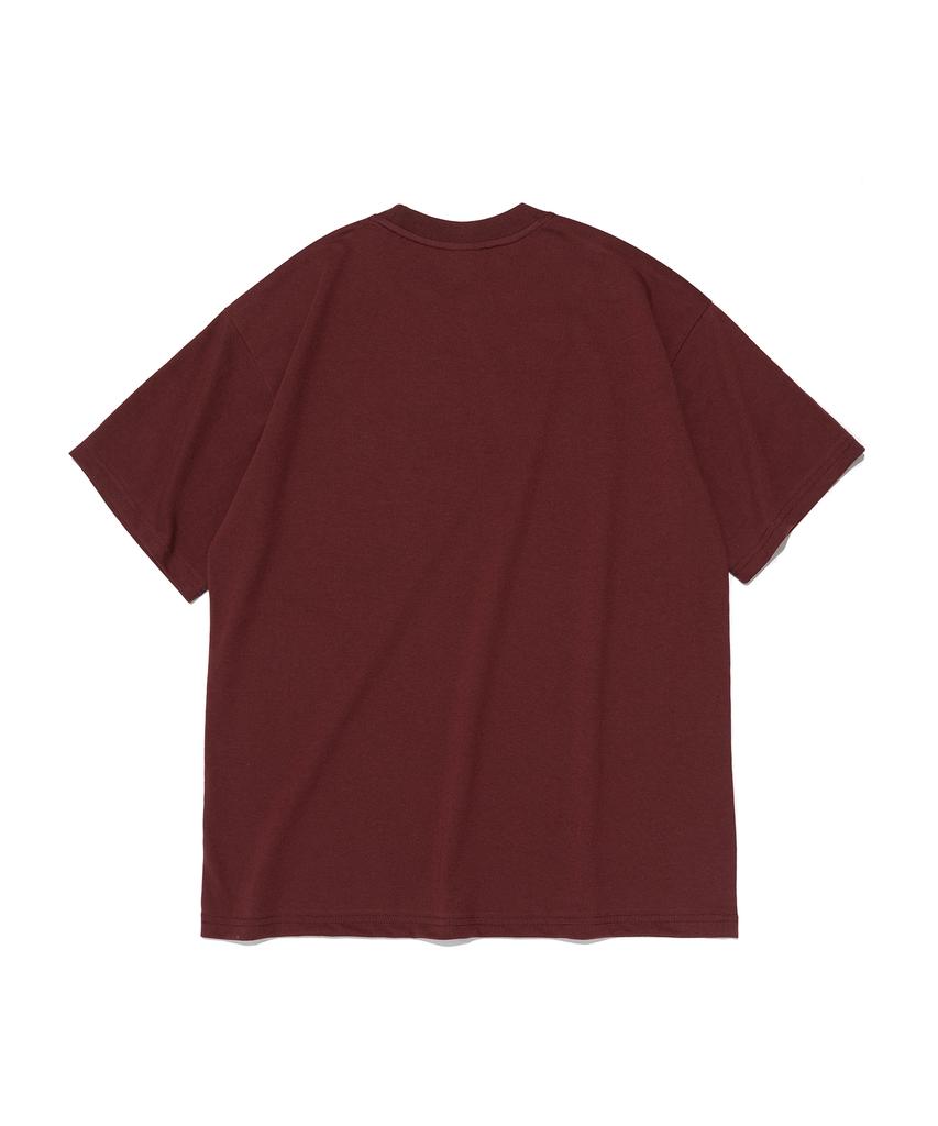 TAILOR STUDIO Varsity 1862 Short Sleeve T-Shirt (Wine)