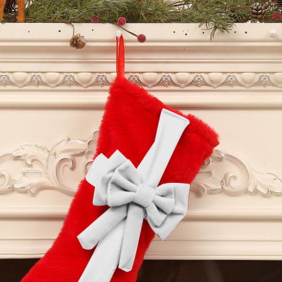 Christmas Stockings 18 Inch Large Fireplace Hanging Stockings with Bow for