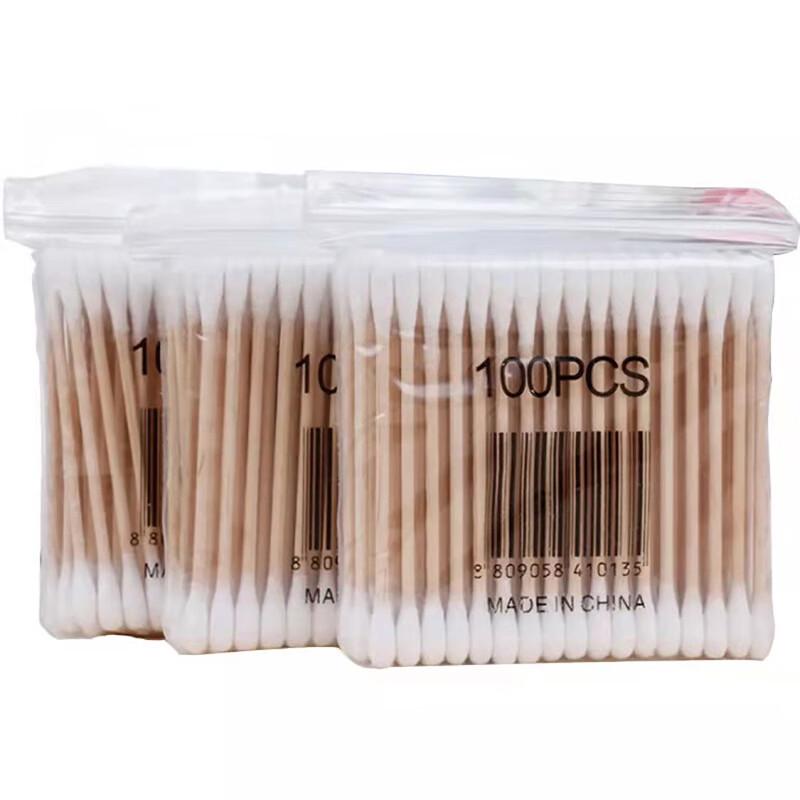 Chu Rong Portable Disposable Cotton Swabs - 10 x 100 Count Packs