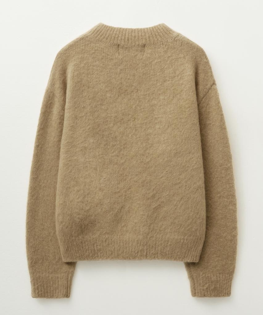 Seteo Two-Tone Mohair Blend Knit Heritage Brown