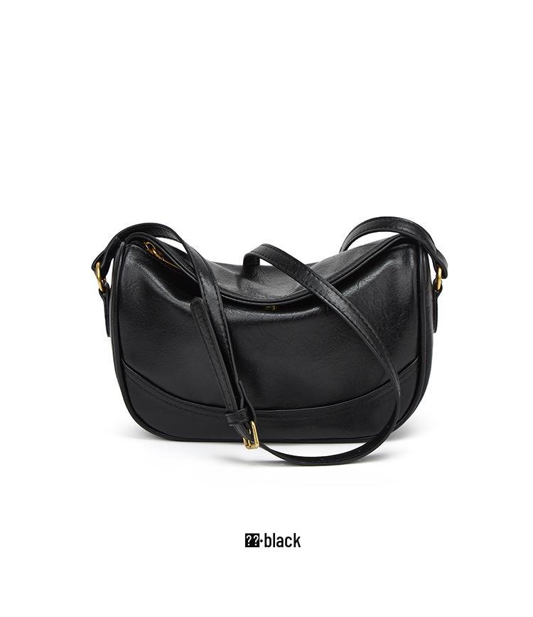 2025 Meillard Vintage Korean Design Women's Crossbody & Shoulder Bag - Versatile Dumpling Style