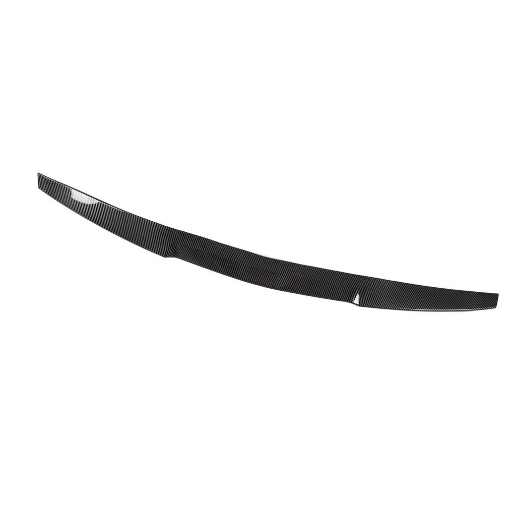 Carbon Fibre Style Rubber Rear Trunk Spoiler Lip Wing Universal Car Modification 121cmx7.5cm