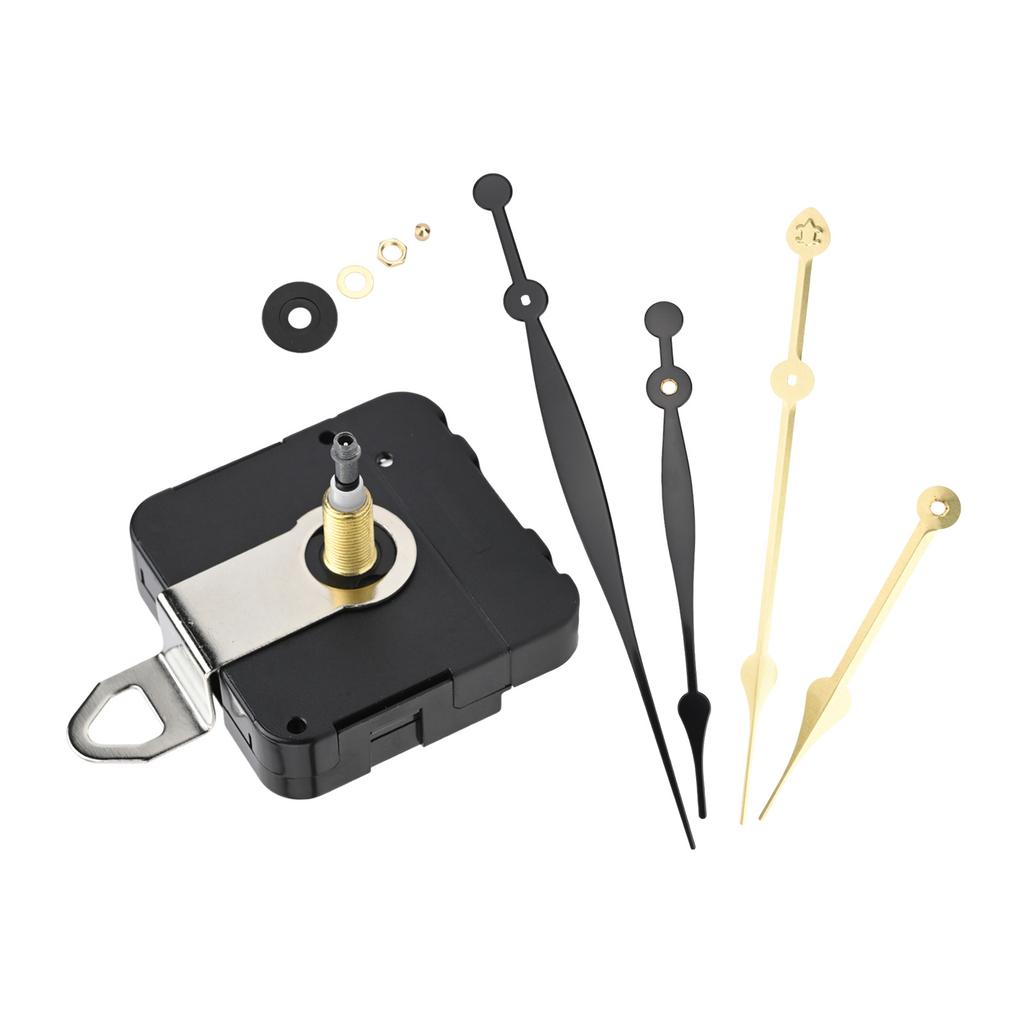 Long Shaft Clock DIY Clock Kit For Home Decoration Adjustable Hour Hand Size Black And Gold Color Options Clock Accessories