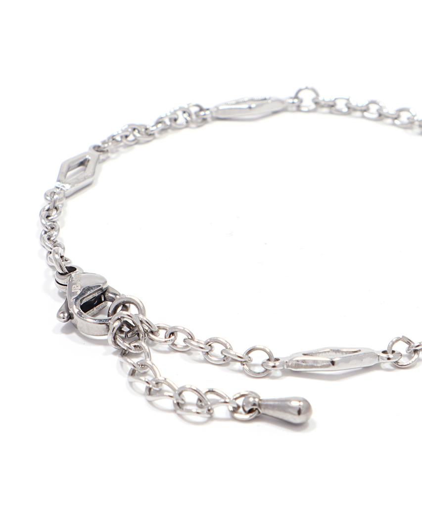 Jbans Classic A Diamond Point 06 Ring Chain Mix Bracelet (C2601Ac1392_Sv)