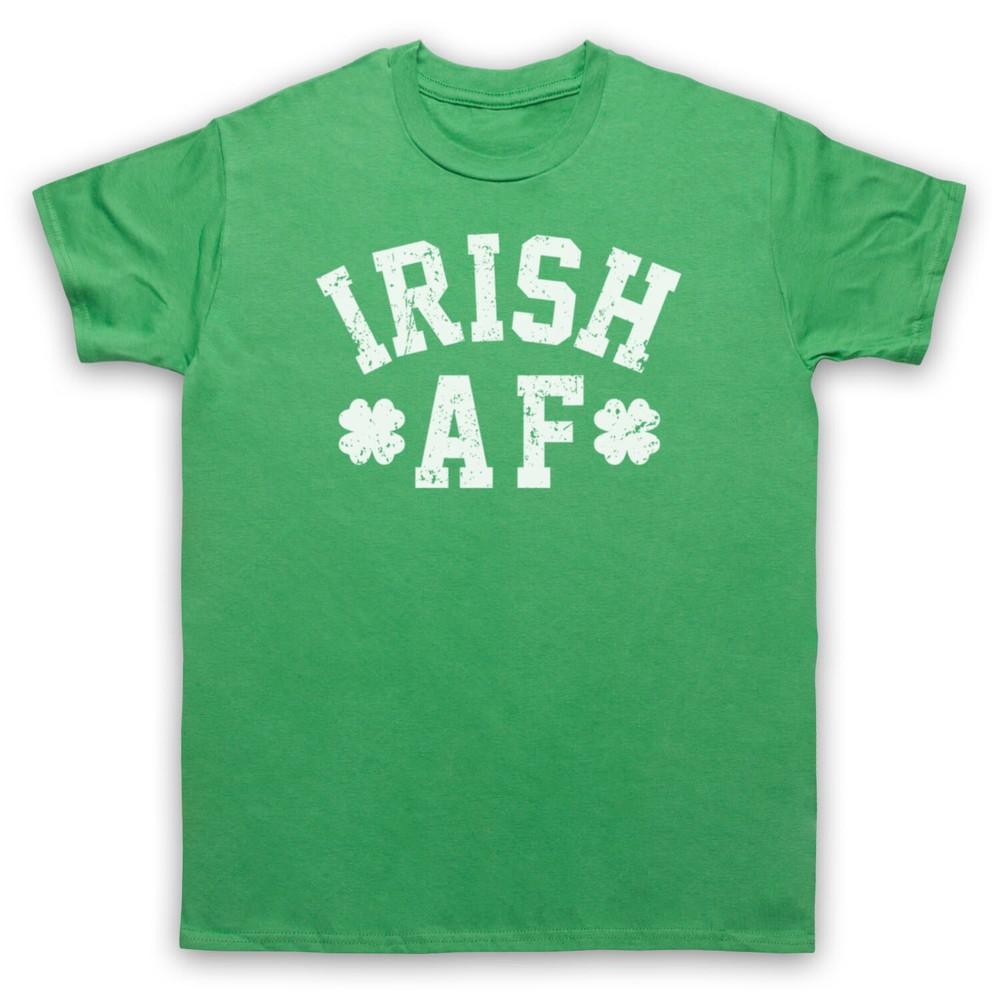 

St Patrick S Day Irish Af Lucky Shamrock Irish Saint Mens And Womens T-Shirt S