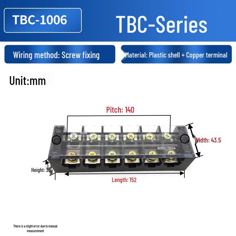 TBC Series High-Current Terminal Blocks