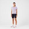 Decathlon 500 Series Dopamine Sports Loose Quick Dry Short Sleeve T-Shirt Women's Pale Lilac Purple