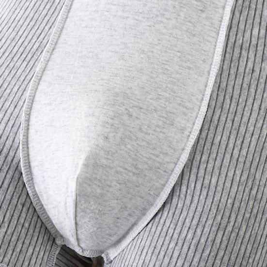 Мужское боксерское нижнее белье однотонное в рубчик U-выпуклые шорты трусы со средней посадкой эластичный пояс мягкая дышащая ткань трусики