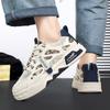 Summer New Trend Men Casual Flat Shoes Breathable Soft Soled Men Sneakers Tennis Leather Jogging Sport Shoes Versatile Masculino