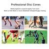 10pcs TPE Flat Marker Discs Flat Spot Markers Set Training Discs  Agility Drills